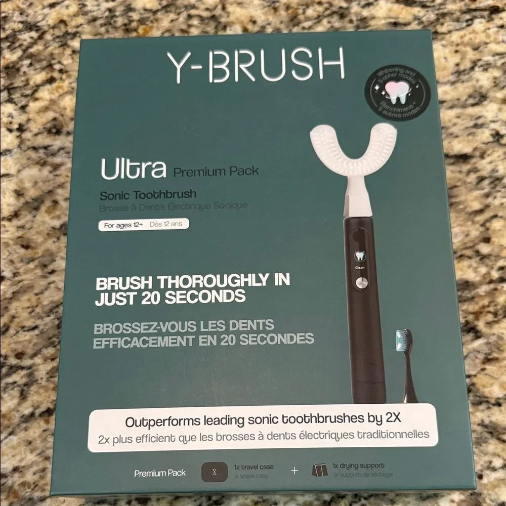 Black Sonic Toothbrush - Ultra Premium Pack